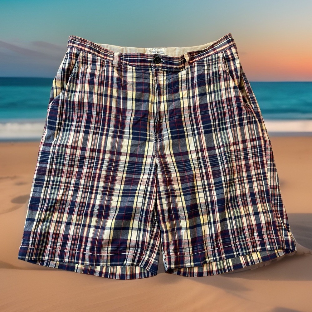 GH Bass & Co Shorts Men 36 Plaid